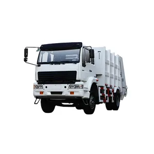 Acntruck 6x4 xe tải rác nhỏ HOWO móc nâng Xe tải rác xe tải