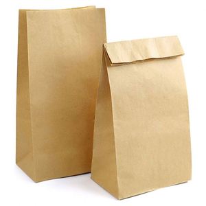 Paper Lunch <b>Bags</b> Durable Kraft Grocery <b>Bag</b> Bakery <b>Bread</b> Sandwich Shopping Party Gift Wrapping Bulk Reusable Paper Lunch <b>Bags</b> - Product Image 1