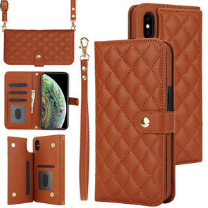 Funda Protectora Tipo Cartera de Piel Sintética de Lujo con Ranuras para Tarjetas, Plegable, para <span class=keywords><strong>iPhone</strong></span> 13 14 15 16 17 - Product Image 1