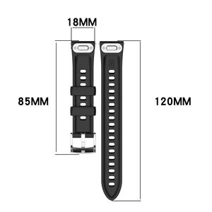 สายนาฬิกาซิลิโคนแบบบางพร้อมปุ่มกดแบบสปอร์ตสำหรับเปลี่ยนใส่ HUAWEI Watch GT6/5/4 (41 มม.) มีสินค้าในสต็อกจากโรงงาน - Product Image 4