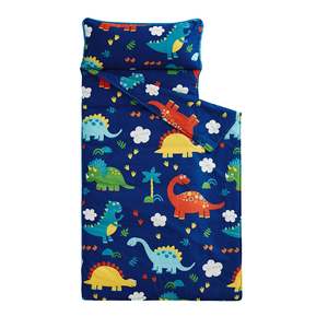 Tapis de sieste pour enfants dinosaures avec oreiller amovible et sac de transport - Product Image 6