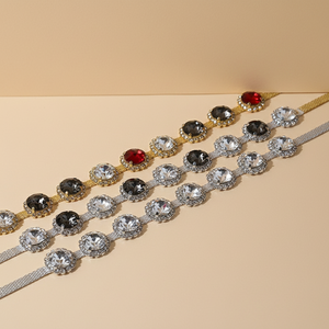 Karanlıkta Parlayan Metal Pençe Şeklinde Elmas Kaplama Şerit Zincir Şeklinde Cam Kristal Taşlı Düğün Ayakkabıları Giyim Şapka Dikiş Aksesuarları - Product Image 3