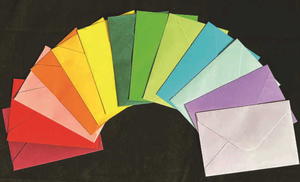 Carte d'invitation de mariage pliée en trois, décorative, de haute qualité, logo imprimé, possibilité d'ajouter un logo, <span class=keywords><strong>enveloppe</strong></span> en papier kraft coloré 120 g/m² - Product Image 2