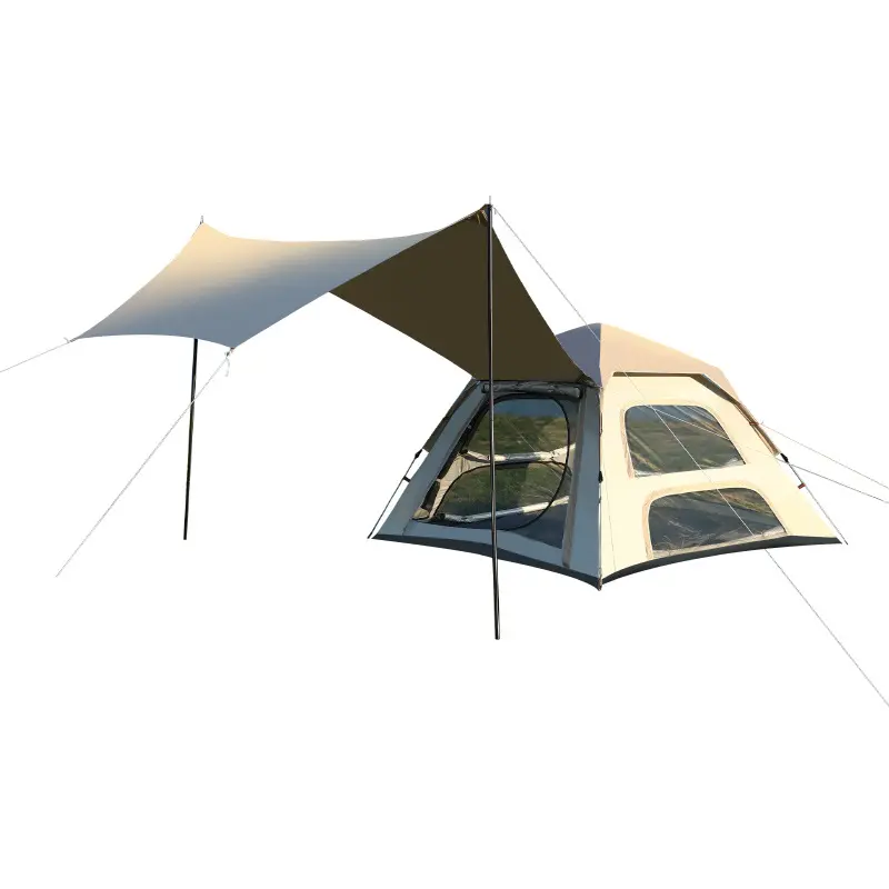 T022 완전 자동 맞춤형 캐노피 텐트 야외 캠핑