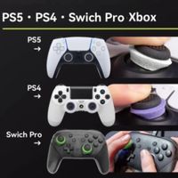 6 en 1 Aim Assist Precision Rings Analog Stick Motion Control Auxiliary Sponge Ring pour Xbox One/PS5/PS4/Switch Pro Controllers