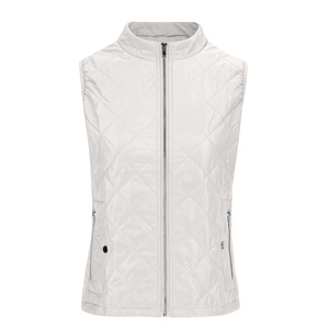 RTS <strong>Woman</strong> <strong>Puffer</strong> Vest With Diamond Quilting Many Colors <strong>Gilet</strong> With 140gsm Padding Polyester Fabric and Lining - Product Image 4