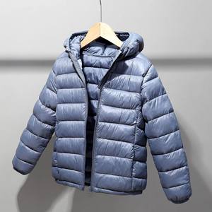 <span class=keywords><strong>Veste</strong></span> d'hiver <span class=keywords><strong>mi</strong></span>-longue pour garçons et filles, col à capuche en coton imperméable avec motif solide de plumes pour la <span class=keywords><strong>saison</strong></span> d'automne - Product Image 4