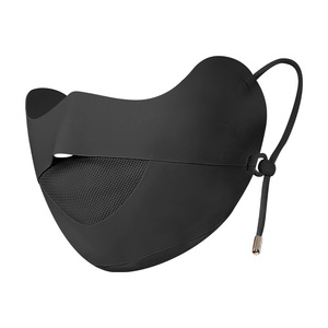Summer Full Face Mask Breathable Ice Silk Unisex Cycling Sun Protection Adjustable Buckle Ear Loops - Product Image 1