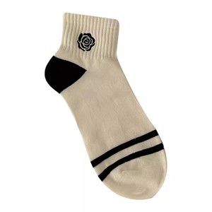 Women's Ankle Socks Thin Embroidered Breathable Sweat Absorbing Casual Daily Use Polyester Fiber 2024 - Product Image 4