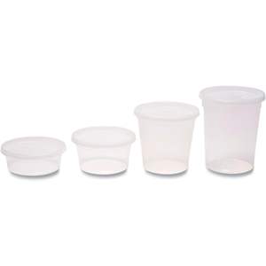 Lagasse Boardwalk Translucent 3-1/4 oz Souffle/<b>Portion</b> Cups 2400/CASE for Vodka Mineral Water Beverage <b>Milk</b> Juice - Product Image 2