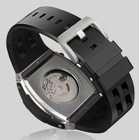 Montres automatiques en acier, design usine et personnalisées, avec petite seconde lumineuse, pour le marché professionnel et les marques d'invités