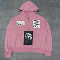 Chaqueta Extra Grande con Doble Capucha, Diseño Personalizado de BENTURA, con Parche Bordado y Cierre de Cremallera para Hombre