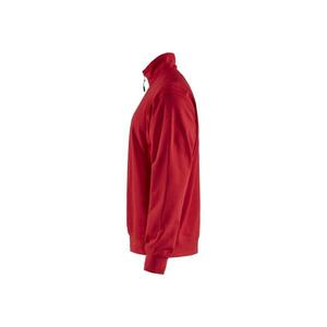 BLAKLADER - 336911585600XL <b>Sweatshirt</b> with half zip Red - EAN 7330509466223 <b>WORK</b> HOODIES - Product Image 4