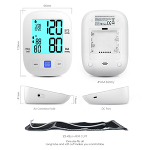 <span class=keywords><strong>Monitor</strong></span> de Pressão Arterial para Uso Doméstico Automático <span class=keywords><strong>BP</strong></span> Máquina Digital com Grande Manguito para Braço Tela LCD 2x90 Memória <span class=keywords><strong>BP</strong></span> <span class=keywords><strong>Monitor</strong></span> - Product Image 6