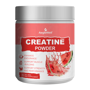 Aegelwell Creatina Monohidrato en Polvo Sabor Sandía, Suplemento Pre-Entrenamiento para el Desarrollo Muscular, Fuerza y Resistencia - Product Image 1