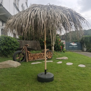 Sombrilla de playa natural para exteriores, venta al por mayor, fabricación de fábrica, sombrilla de hierba de ocio, sombrilla de seis huesos de 2,5 metros - Product Image 3
