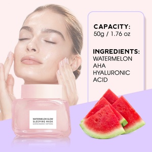 Mascarilla Facial Nocturna OEM de 50 ml para el Cuidado de la Piel, con Brillo Radiante y Suavizante, con Extracto de Sandía - Product Image 4