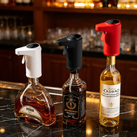 Fabrieksnieuwe elektrische slimme wijnbeluchter met LED-digitaal display, 1-999ml verstelbaar, automatische wijn- en whiskydispenser, likeurkan.