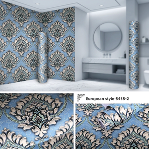 Nuova <span class=keywords><strong>Carta</strong></span> da <span class=keywords><strong>Parati</strong></span> in PVC Ispessito Autoadesiva Impermeabile, Design Europeo, Prodotta in Cina, per Camere da Letto, Dormitori, Sfondi per Live Streaming - Product Image 2