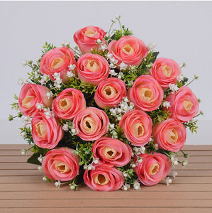18 Cabezas <span class=keywords><strong>de</strong></span> <span class=keywords><strong>Rosas</strong></span> Artificiales para <span class=keywords><strong>Novia</strong></span>, <span class=keywords><strong>Rosas</strong></span> <span class=keywords><strong>de</strong></span> Seda, <span class=keywords><strong>Ramo</strong></span> <span class=keywords><strong>de</strong></span> <span class=keywords><strong>Rosas</strong></span> Falsas para Boda, Decoración Floral para el Hogar, Jardín y Fiestas - Product Image 4
