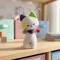 Jouet en peluche chat mignon, poupée en peluche douce, mini cadeau pour animaux de compagnie, pendentif