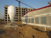 Silo de stockage de céréales pour élevage porcin ZYMK 10.8T, silos en PRV pour l'élevage de volailles et d'animaux, équipement d'alimentation en fibre de verre