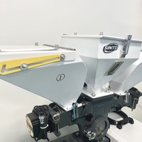 Doseur volumétrique double couleur pour matière plastique brute, masterbatch de coloration CE, pour machines de moulage par injection