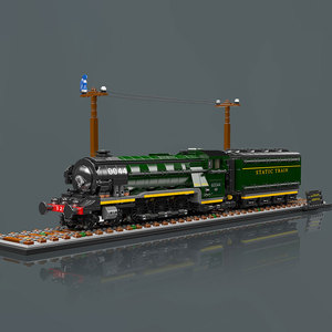 Mould King 12044 Train Motorisé Flying Scotsman en Blocs de Construction – Haute Qualité, Bon Prix, Jouet Éducatif - Product Image 4