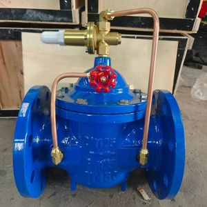 วาล์วลดแรงดันน้ำแบบไฮดรอลิกควบคุมด้วยมือ รุ่น Kh DN40-DN600 ผลิตจากเหล็กหล่อ ขนาด 200x ปรับได้ ใช้ระบบไพล็อตโอเปอเรเตอร์ PN16  แบบปกติ DN40-DN600 ไฮดรอลิก - Product Image 6