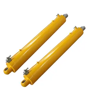 Cylindre hydraulique de machines de construction personnalisé en usine Cylindre hydraulique de cylindre d'huile hydraulique de bâton de petite pelle