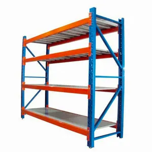 Warehouse Racks 4 Layer Display Medium Sized Thickened Carbon Steel Racks For Home Warehouse Wholesale