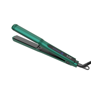 Plancha de Pelo Profesional con Revestimiento Cerámico, Venta al por Mayor, Plancha Plana con Logotipo Personalizado, Eléctrica Francesa/Espanola, Calentamiento Rápido - Product Image 1