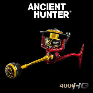 Ancien Chasseur Japon Rouge or Métal Spinning Jigging Reel <span class=keywords><strong>Saltist</strong></span> 4000HG 10kgs Drag Boat Popping Reel - Product Image 5