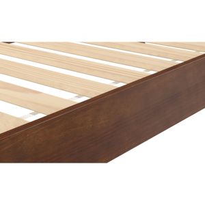 DB Nix Traditional-Modern Solid <b>Wood</b> Twin Platform <b>Bed</b> <b>Frame</b> <b>with</b> <b>Storage</b> Natural for Bedroom Use - Product Image 3