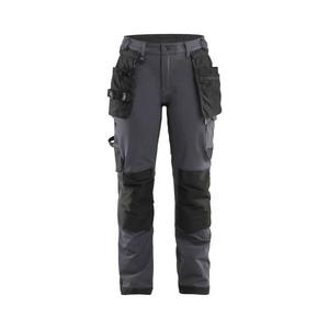 BLAKLADER - 712116459699C52 Pantalones artesanos para mujer 4 vías elásticos Gris medio/Negro-PANTALÓN DE TRABAJO EAN 7330509922071 - Product Image 5