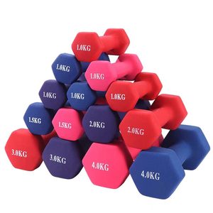<span class=keywords><strong>Mancuernas</strong></span> de Hierro Fundido con Revestimiento de Goma <span class=keywords><strong>para</strong></span> Mujer, Multicolor, Aparato de Relajación Muscular - Product Image 1