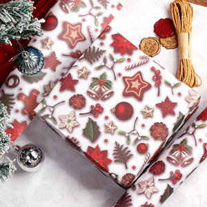 Factory Wholesale Disposable Coated Virgin <b>Christmas</b> Gift <b>Wrapping</b> <b>Paper</b> 70x95cm - Product Image 6