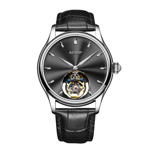 Drop Shipping AESOP Flying Tourbillon <b>Watch</b> For Men <b>Skeleton</b> Tourbillon Movement Mechanical Men <b>Watches</b> Sapphire Mirror 7040 - Product Image 1