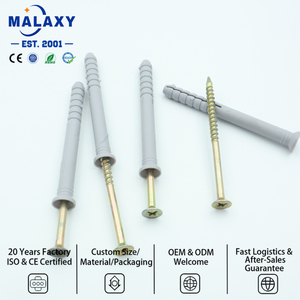 MalaxyWholesale Produits Personnalisés Vis à Expander en Nylon pour Maçonnerie et Béton, Chevilles à Percer, Vis <span class=keywords><strong>d</strong></span>'Expansion en Plastique - Product Image 3