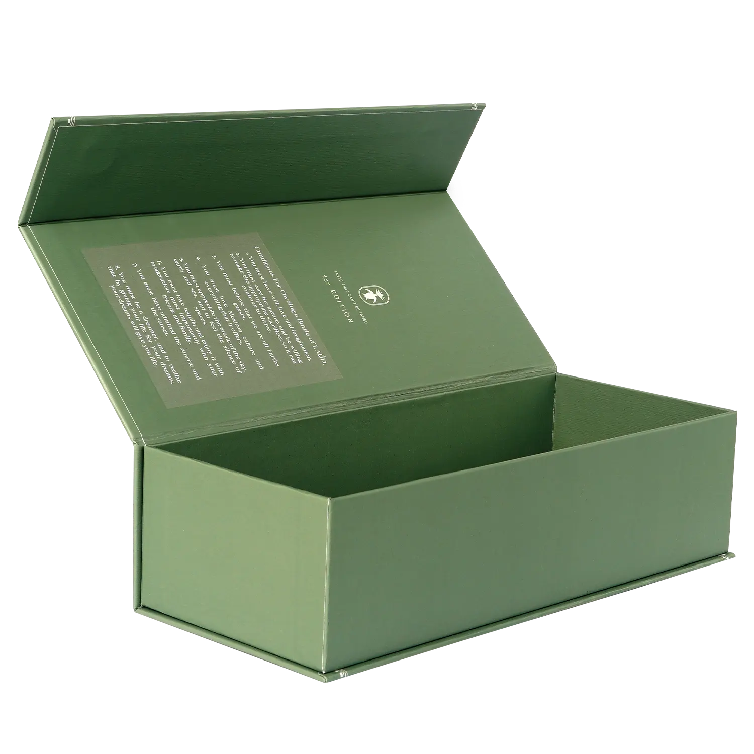 Wholesale Custom Luxury Foldable Magnetic Gift Boxes Packaging Best Welcome Fashion Green Magnetic Gift Box