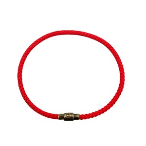 <b>Red</b> Braided Rope <b>Bracelet</b> 3mm Magnetic Clasp Copper Alloy Jewelry Gift - Product Image 5