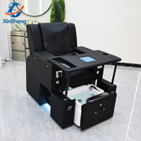 Nouveauté Équipement de salon Chaise de pédicure multifonctionnelle Spa pour les pieds Chaise de massage électrique moderne avec ensemble de manucure