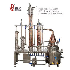 Équipement de distillation en cuivre Boben 125L / Distillateur de moonshine / Distillerie avec tour pour 99,9% d'alcool éthylique - Product Image 3
