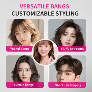 Mini Plancha de Pelo Eléctrica Inalámbrica de Cerámica, Peine Telescópico Portátil para Rizar y Alisar el <span class=keywords><strong>Cabello</strong></span>, Peinado Suave y Delicado, Uso <span class=keywords><strong>en</strong></span> Autocaravanas y Hoteles - Product Image 3