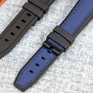 Extremo curvo 20mm correas de reloj de silicona de goma correa de reloj impermeable para Rolex Daytona <span class=keywords><strong>Submariner</strong></span> Datejust GMT - Product Image 3