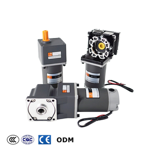 12V/24V NMRV30 브러시 포함 자체 잠금 감속 DC 모터 15W-250W 웜기어 모터 영구 자석 - Product Image 3