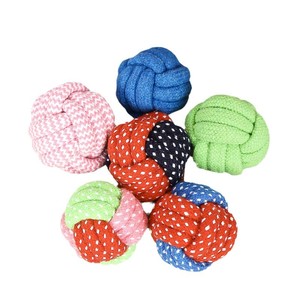Lot de jouets à mâcher en corde de coton écologiques pour chiens, pour le nettoyage des dents, à utiliser en intérieur et en extérieur - Product Image 3