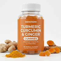Gummies de Curcuma et Curcumine OEM ODM Marque Privée – Soutien Articulaire, Bien-être Adulte, Antioxydant Naturel, Testé en Laboratoire