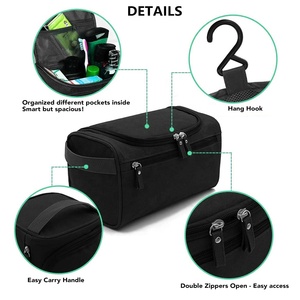 Pryes Cầm Tay Mỹ Phẩm Không Thấm Nước Rửa Xách Tay Túi Cho Phụ Nữ Đi Du Lịch Đa Chức Năng Trang Điểm Túi Tổ Chức Túi Lưu Trữ Mang - Product Image 3