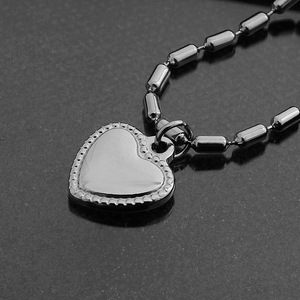 Hot Selling Popular Niche Design <b>Love</b> Heart Pendant Bracelet Titanium Steel Unisex's Bracelets Fashion Jewelry Wholesale - Product Image 2